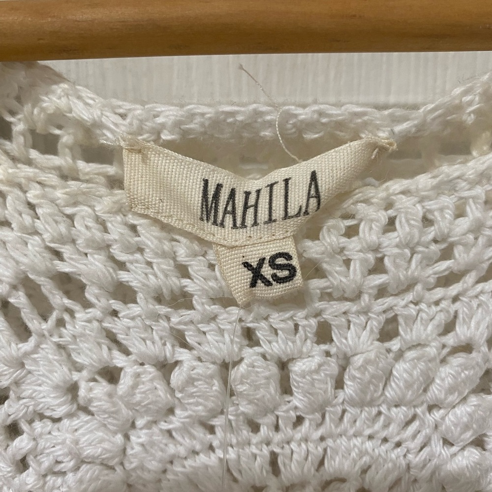 Mahila White Crochet Dress XS - from Anthropologie